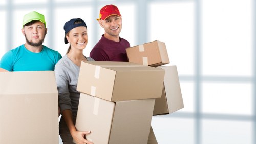 Furniture dismantling and packing for an office relocation in Belsize Park