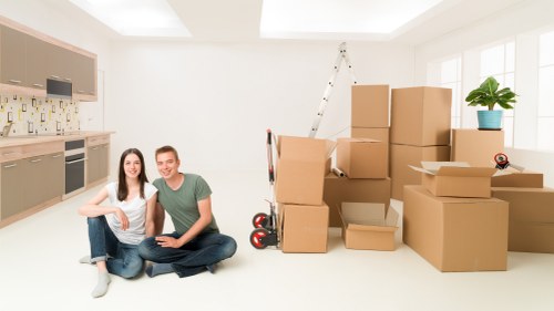 Space-saving home storage arrangement in Belsize Park