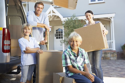Careful wrapping and protection of fragile items during a move